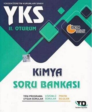 YKS 2.Oturum Kimya Soru Bankası - 1