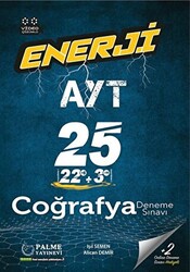YKS AYT Enerji Coğrafya 22 X 3 Deneme Sınavı Video Çözümlü - Palme Yayınları