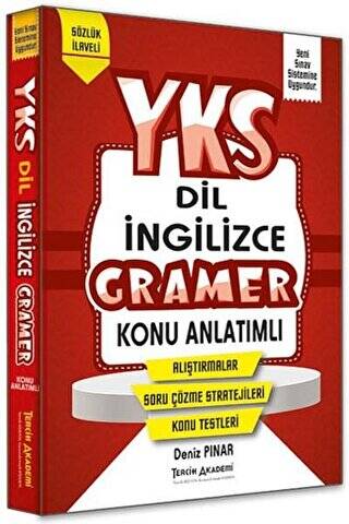 YKS Dil İngilizce Gramer Türkçe Açıklamalı ve Kapsamlı Konu Anlatımı Kitabı - 1