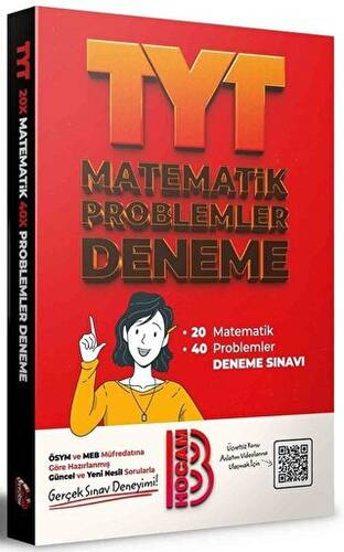 YKS TYT 20 Matematik 40 Problemler Denemeleri - 1