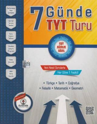 YKS TYT 7 Günde Eşit Ağırlık ve Sözel Turu - 1