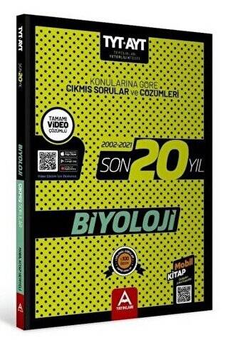 YKS TYT AYT Biyoloji Son 20 Yıl Çıkmış Sorular 2002-2021 - 1