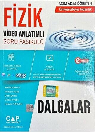 YKS TYT AYT Fizik Dalgalar Konu Anlatımlı Soru Bankası Video Çözümlü - 1