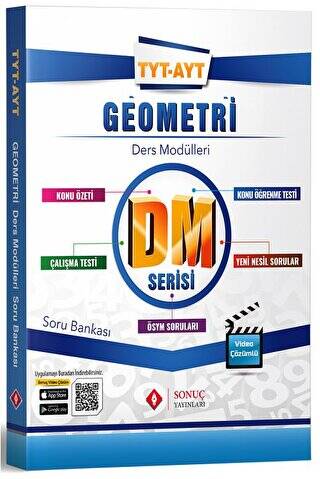 YKS TYT AYT Geometri DM Ders Modülleri Soru Bankası - 1