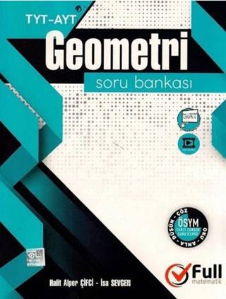 YKS TYT AYT Geometri Soru Bankası Video Çözümlü - 1