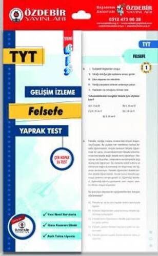 YKS TYT Felsefe Yaprak Test - 1