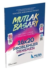 YKS TYT MSÜ ve Diğer Sınavlar Problemler Mutlak Başarı 16x20 Deneme - 1