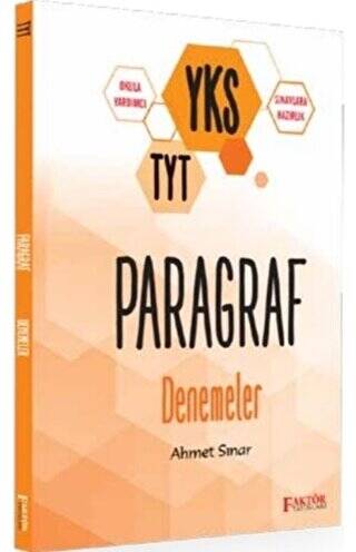 YKS - TYT Paragraf Denemeler - 1