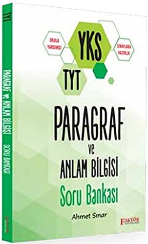 YKS - TYT Paragraf ve Anlam Bilgisi Soru Bankası - 1