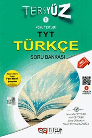Yks Tyt Tersyüz Türkçe Soru Bankası - 1