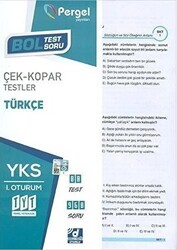 YKS TYT Türkçe Çek Kopar Testleri - I. Oturum - 1