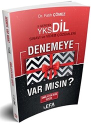 YKSDİL 5 Deneme Sınavı ve Video Çözümleri - Efa Serisi - 1