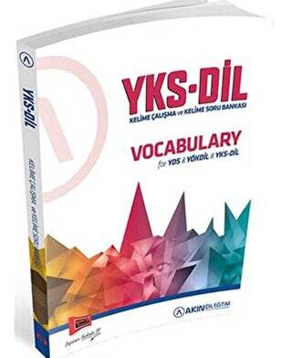 YKSDİL Vocabulary Kelime Çalışma ve Kelime Soru Bankası - 1