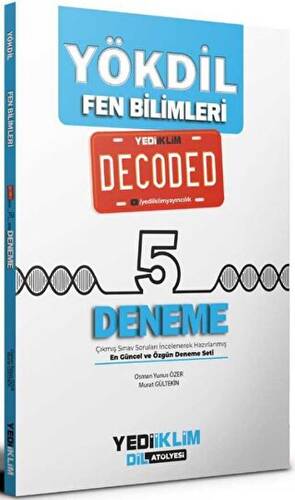 YÖKDİL Fen Bilimleri Decoded 5 Deneme - 1