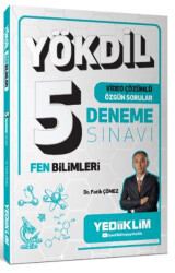 YÖKDİL Fen Bilimleri Tamamı Video Çözümlü 5 Deneme - Yediiklim Yayınları