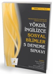 YÖKDİL İngilizce Sosyal Bilimler 5 Deneme Sınavı - Pelikan Tıp Teknik Yayıncılık
