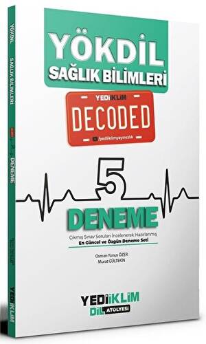 YÖKDİL Sağlık Bilimleri Decoded 5 Deneme - 1