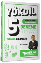 YÖKDİL Sağlık Bilimleri Video Çözümlü Özgün Sorular 5 Deneme Sınavı - Yediiklim Yayınları