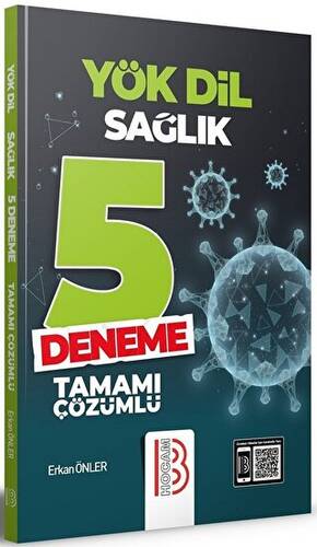 YÖKDİL Sağlık Tamamı Çözümlü 5 Deneme - 1