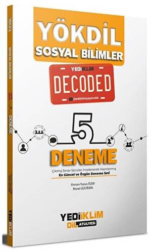 YÖKDİL Sosyal Bilimler Decoded 5 Deneme - 1