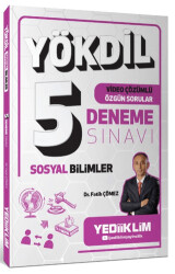 YÖKDİL Sosyal Bilimler Video Çözümlü Özgün Sorular 5 Deneme Sınavı - Yediiklim Yayınları