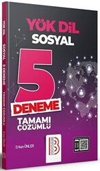 YÖKDİL Sosyal Tamamı Çözümlü 5 Deneme - 1