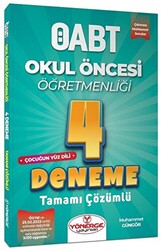 ÖABT Okul Öncesi Öğretmenliği Çocuğun Yüz Dili 4 Deneme Çözümlü - 1