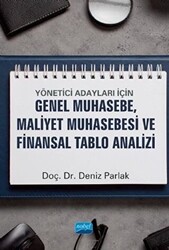 Yönetici Adayları İçin Genel Muhasebe, Maliyet Muhasebesi ve Finansal Tablo Analizi - 1