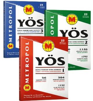 YÖS Genel Tekrar Soru Bankası Seti 3 Kitap Takım - 1