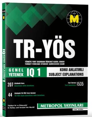 YÖS Genel Yetenek IQ-1 Konu Anlatımlı - 1