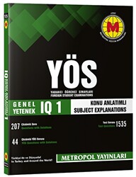 YÖS Genel Yetenek IQ-1 Konu Anlatımlı - 1