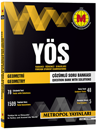 YÖS Geometri Çözümlü Soru Bankası - 1