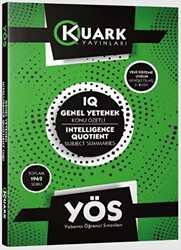 YÖS IQ Genel Yetenek Konu Özetli - Kuark Yayınları