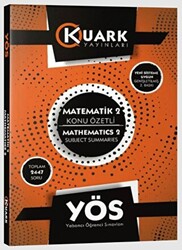 YÖS Matematik 2 Konu Özetli - Kuark Yayınları