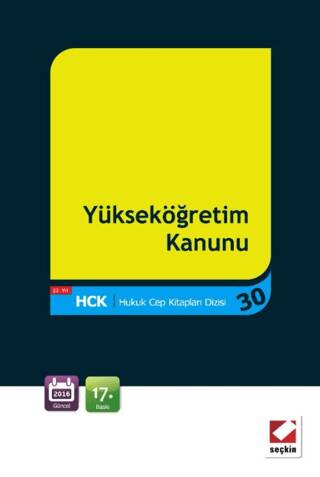 Yükseköğretim Kanunu - 1