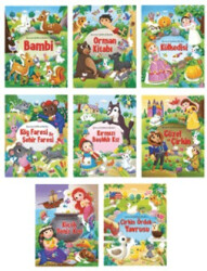 Yumurcak Çıkartmalı Klasikler Serisi 8 Kitap - Yumurcak Yayınları