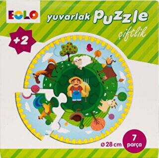 Yuvarlak Puzzle - Çiftlik - 1