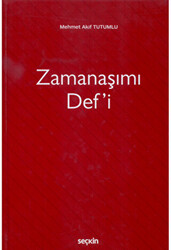 Zamanaşımı Def`i - 1