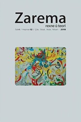 Zarema - Sal: 4 Hejmar: 12 Çile, Sibat, Adar, Nisan 2018 - Rexne U Teori - Avesta Yayınları