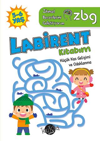 ZBG 5-6 Yaş Labirent Kitabım - Zihinsel Becerilerimi Geliştiriyorum - 1