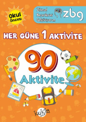 ZBG Her Güne 1 Aktivite-90 Aktivite - Zihinsel Becerilerimi Geliştiriyorum - Kukla Yayınları