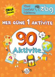 ZBG Her Güne 1 Aktivite-90 Aktivite - Zihinsel Becerilerimi Geliştiriyorum - Kukla Yayınları