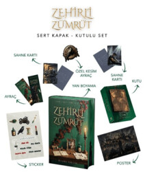 Zehirli Zümrüt Yan Boyamalı Kutulu Set - Vera Kitap