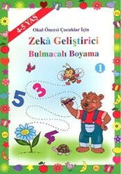 Zeka ve Dikkat Geliştirici Bulmacalı Boyama 1 4-5 Yaş - 1