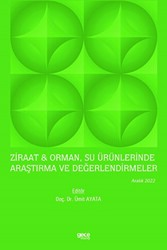 Ziraat ve Orman, Su Ürünlerinde Araştırma ve Değerlendirmeler - Aralık 2022 - 1