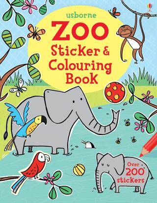 Zoo Sticker and Colouring Book - 1